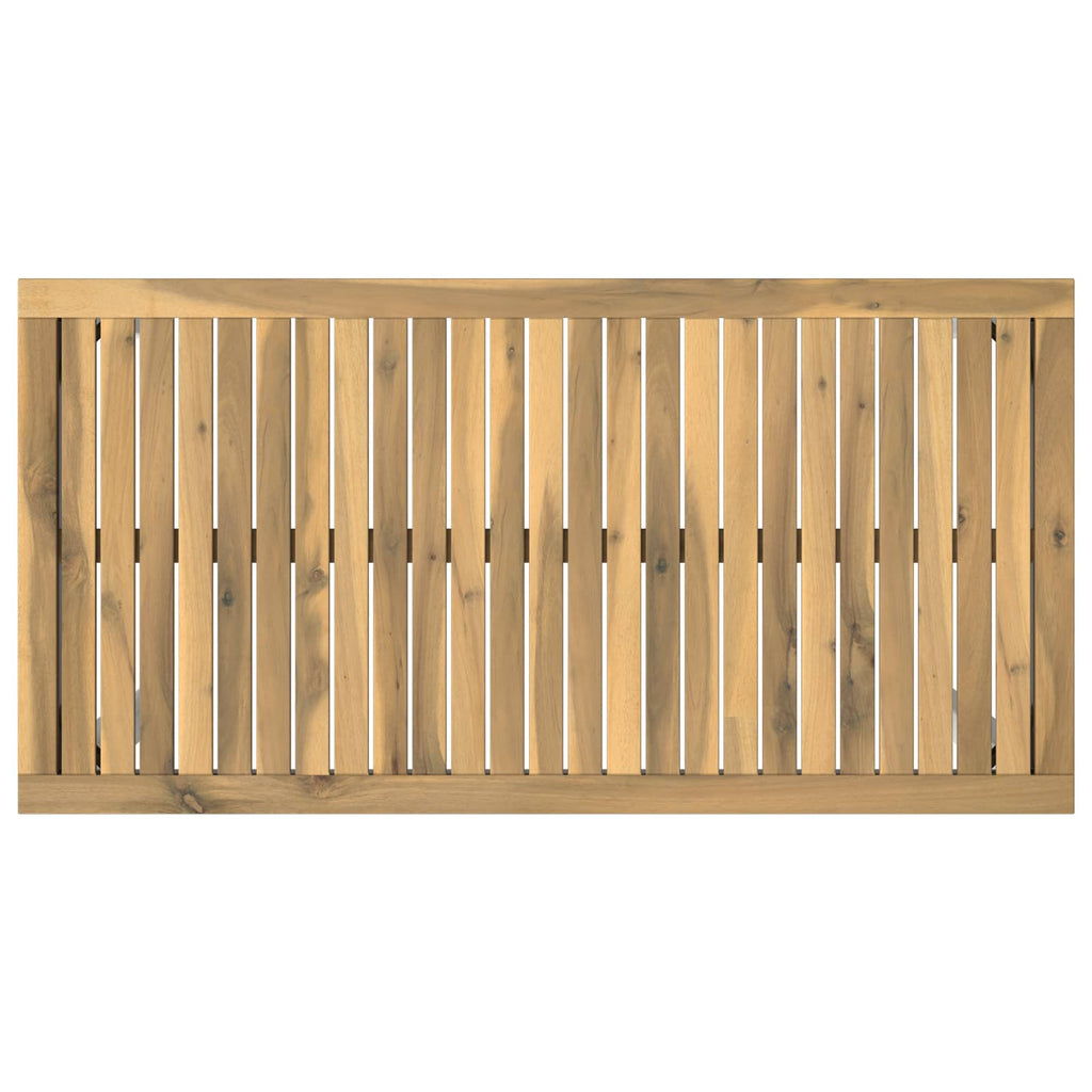vidaXL Stół barowy ogrodowy Biały 108,5 x 55 x 105 cm