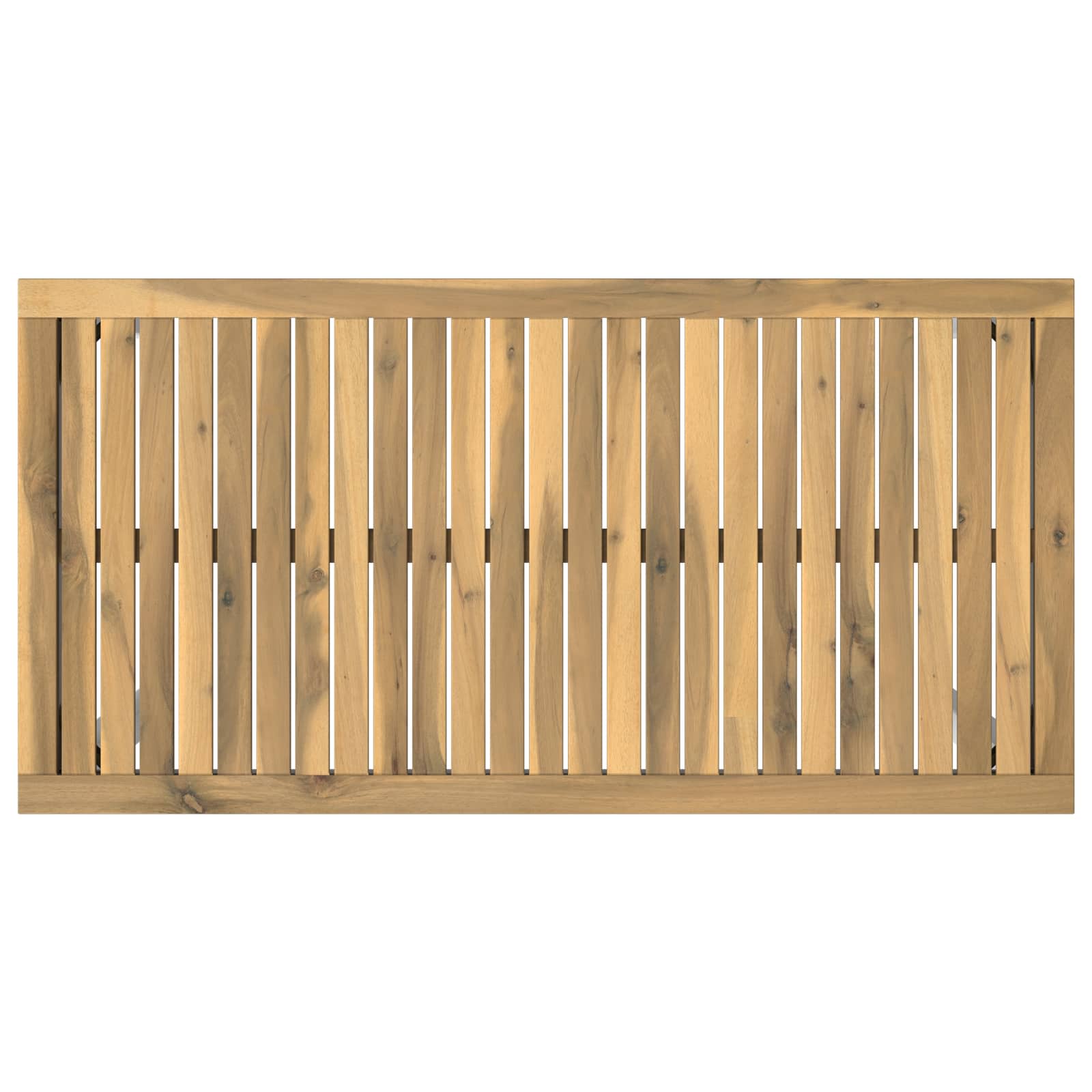 vidaXL Stół barowy ogrodowy Biały 108,5 x 55 x 105 cm