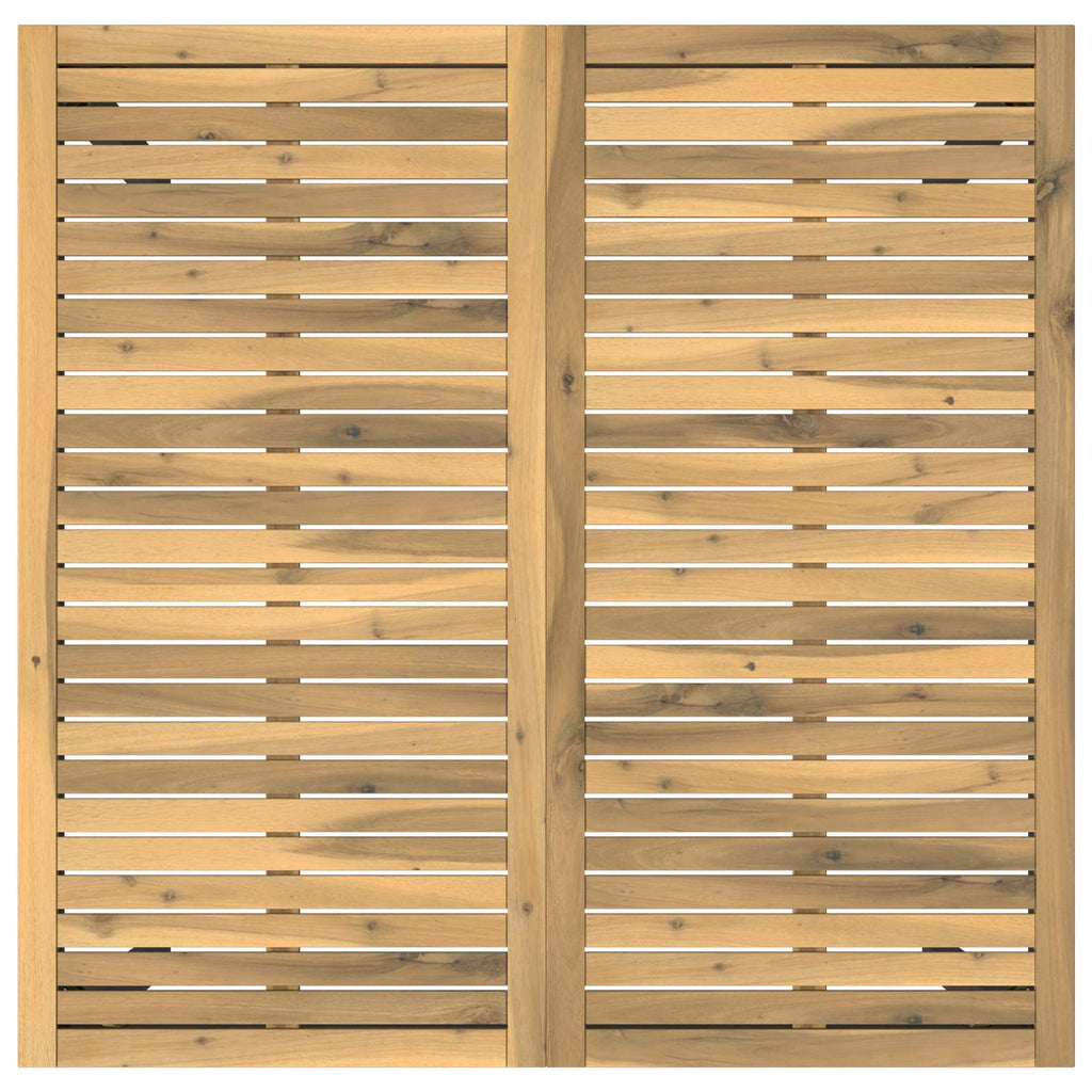 vidaXL Stół barowy ogrodowy biały i czarny 110 x 108,5 x 105 cm