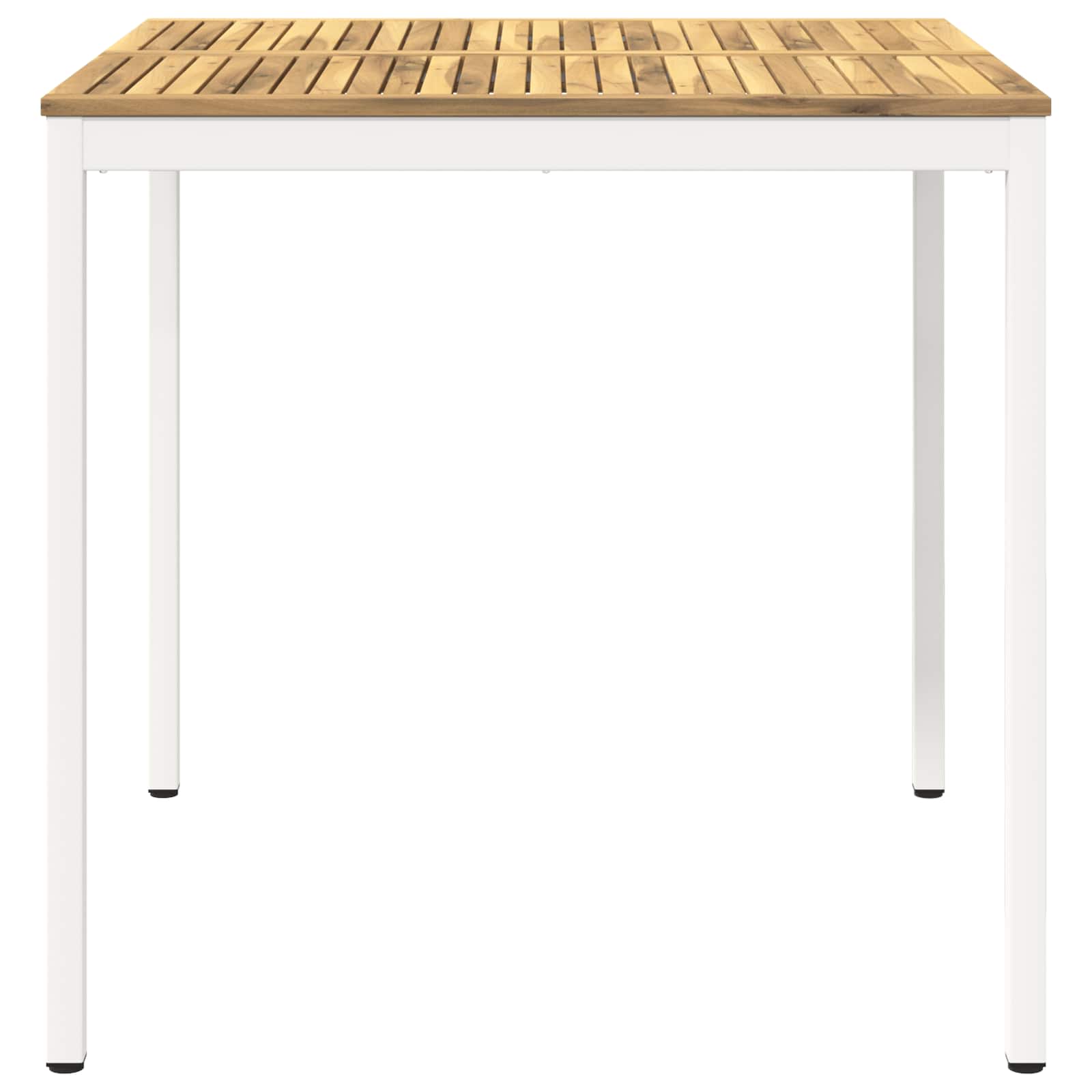 vidaXL Stół barowy ogrodowy Biały 110 x 108,5 x 105 cm