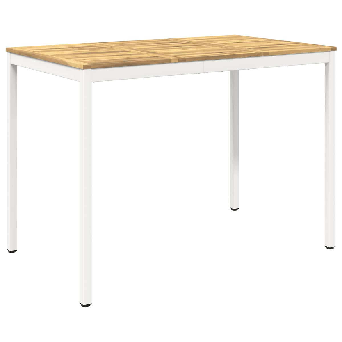 vidaXL Stół barowy ogrodowy Biały 147 x 88,5 x 105 cm