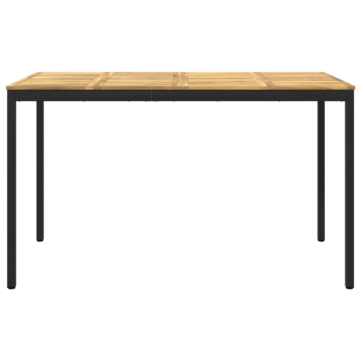 vidaXL Stół barowy ogrodowy biały i czarny 180 x 88,5 x 105 cm