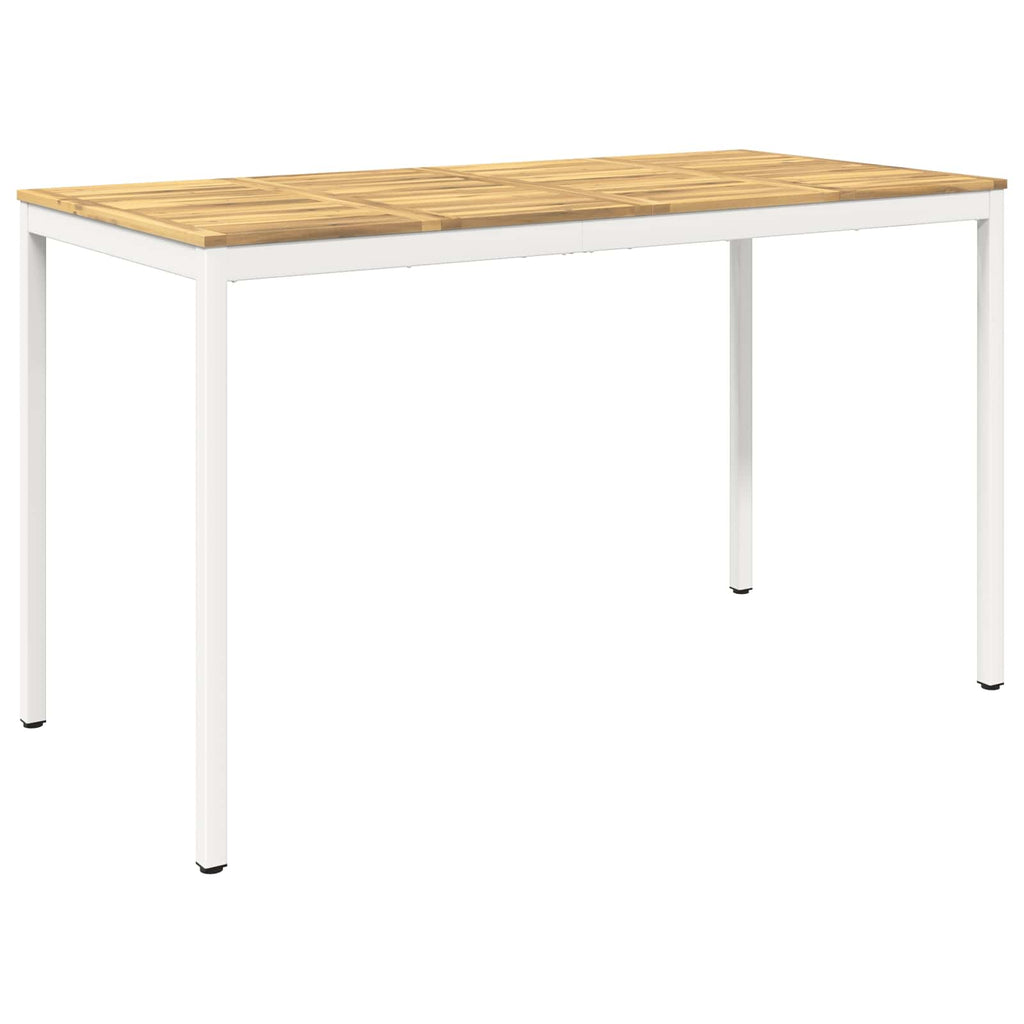 vidaXL Stół barowy ogrodowy Biały 180 x 88,5 x 105 cm