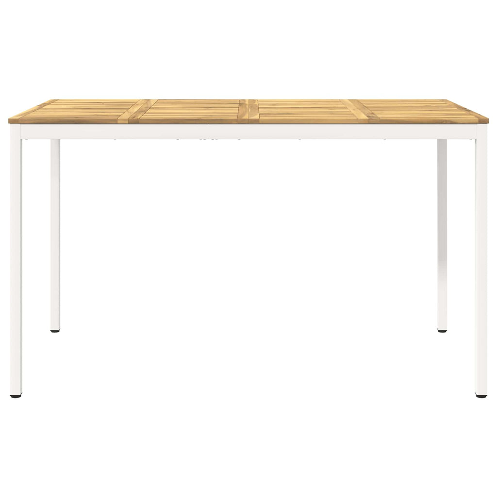 vidaXL Stół barowy ogrodowy Biały 180 x 88,5 x 105 cm