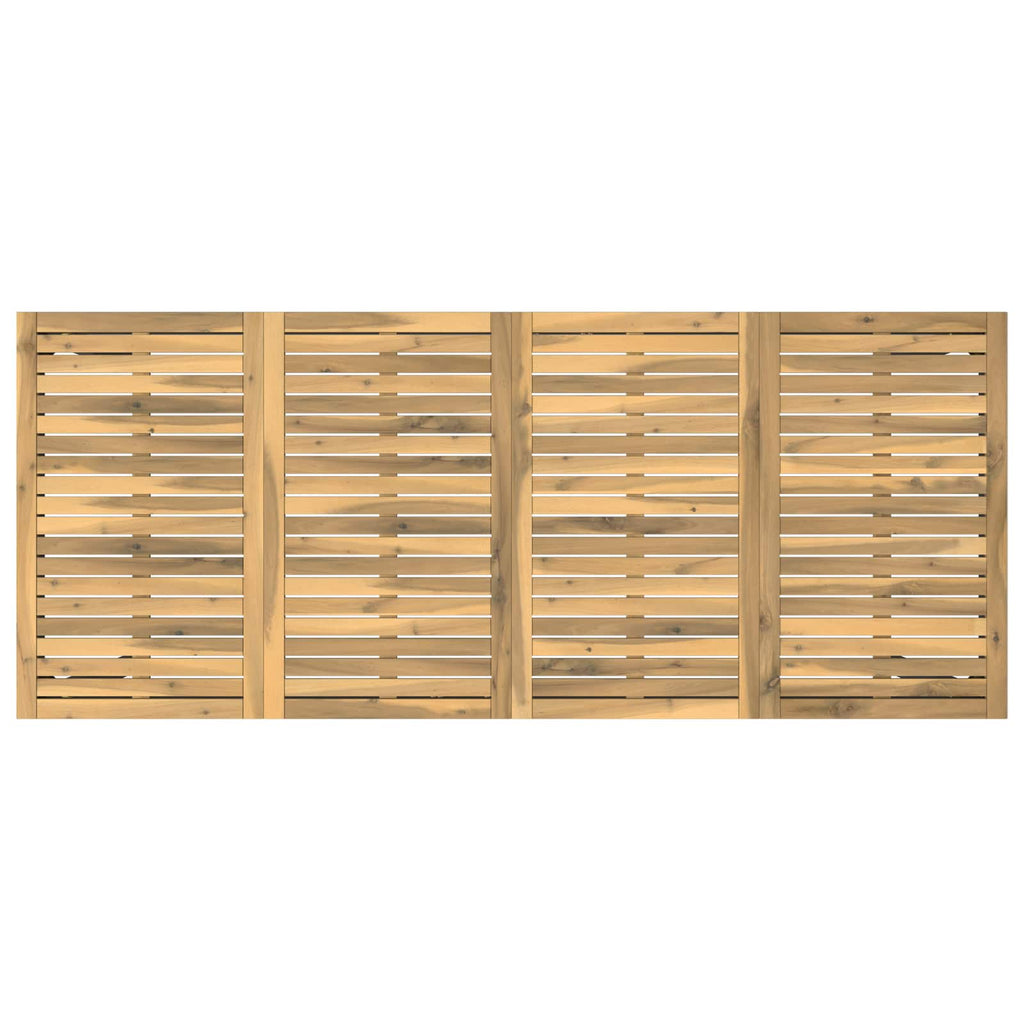 vidaXL Stół barowy ogrodowy biały i czarny 196 x 80,5 x 105 cm
