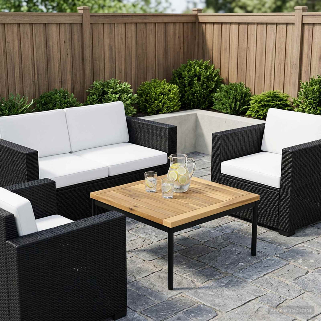 vidaXL Blat stołu 48,5 x 49 x 2 cm Prostokątny Lite Drewno Akacji