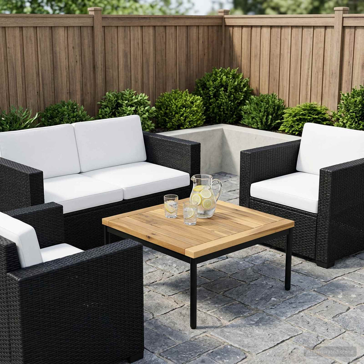 vidaXL Blat stołu 48,5 x 49 x 2 cm Prostokątny Lite Drewno Akacji
