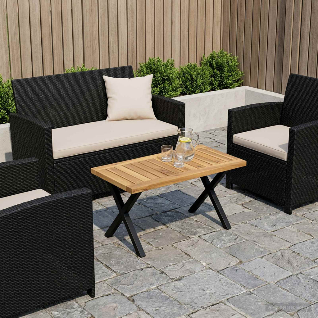 vidaXL Blat stołu 60,5 x 30 x 2 cm Prostokątny Lite Drewno Akacji