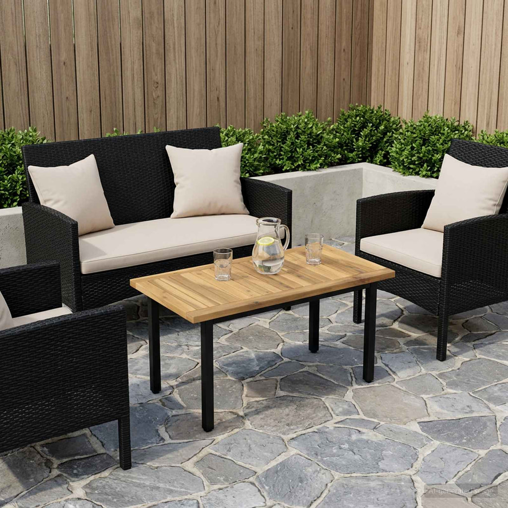 vidaXL Blat stołu 80,5 x 40 x 2 cm Prostokątny Lite Drewno Akacji