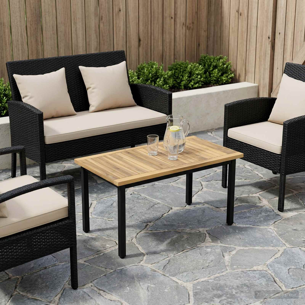vidaXL Blat stołu 88,5 x 45 x 2 cm Prostokątny Lite Drewno Akacji