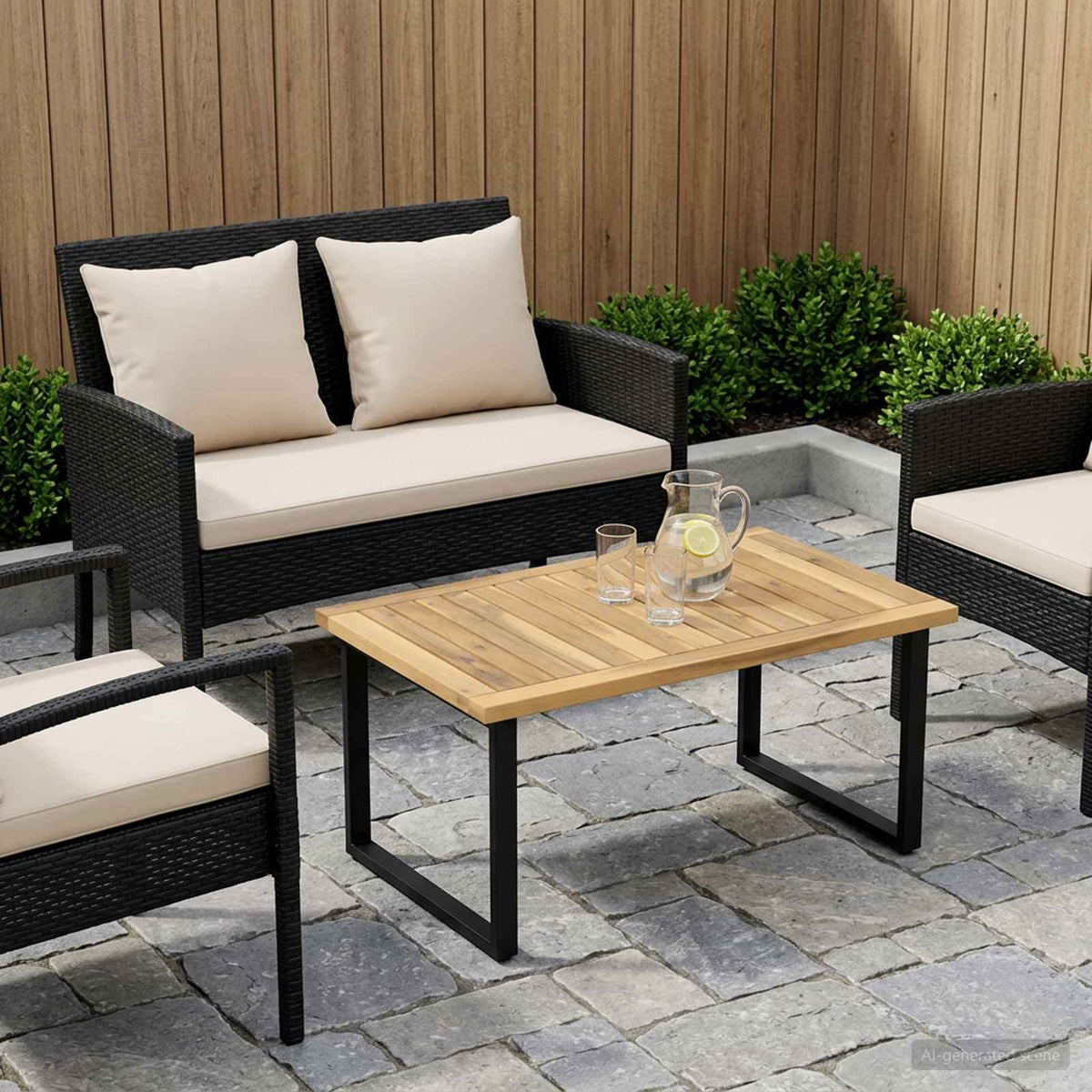vidaXL Blat stołu 68,5 x 49 x 2 cm Prostokątny Lite Drewno Akacji