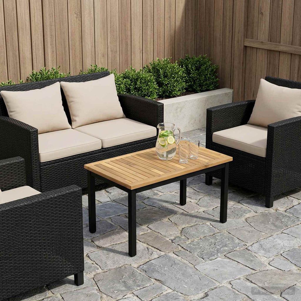vidaXL Blat stołu 80,5 x 49 x 2 cm Prostokątny Lite Drewno Akacji