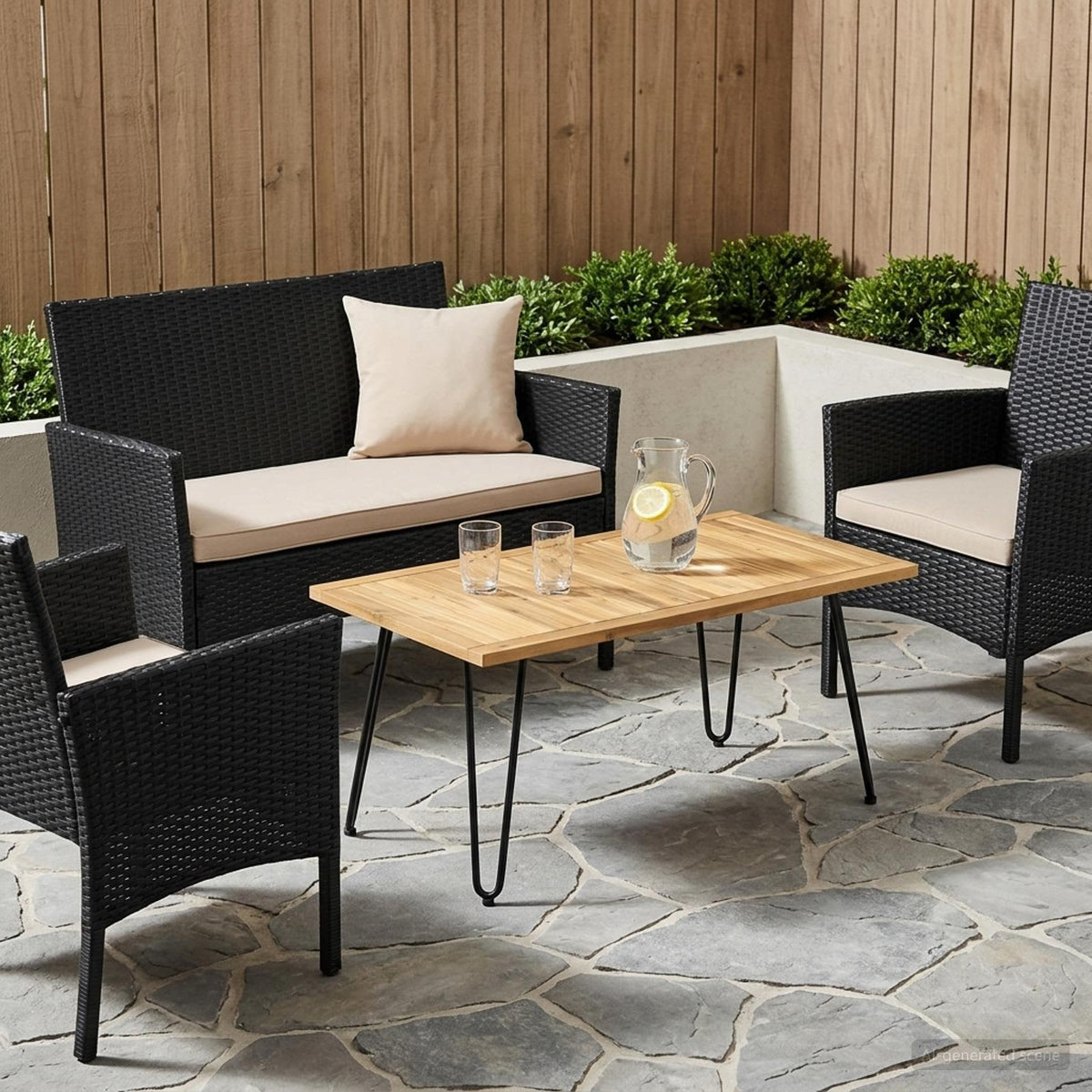 vidaXL Blat stołu 108,5 x 55 x 2 cm Prostokątny Lite Drewno Akacji
