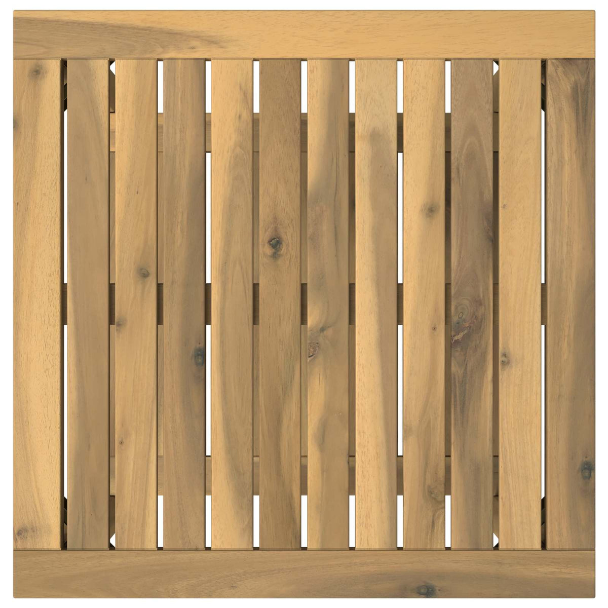 vidaXL Stolik kawowy Bielony 48,5 x 49 x 45 cm Lite Drewno Akacji
