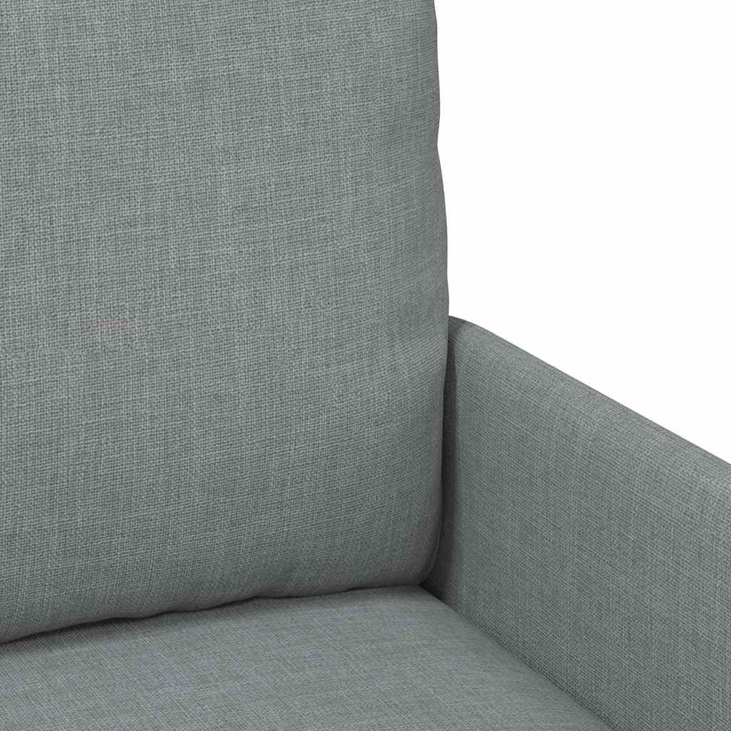 vidaXL Kanapy z poduszką 55cm Jasnoszary sklejka