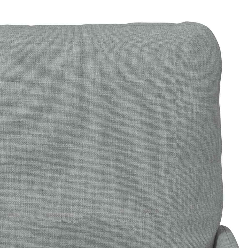 vidaXL Kanapy z poduszką 55cm Jasnoszary sklejka