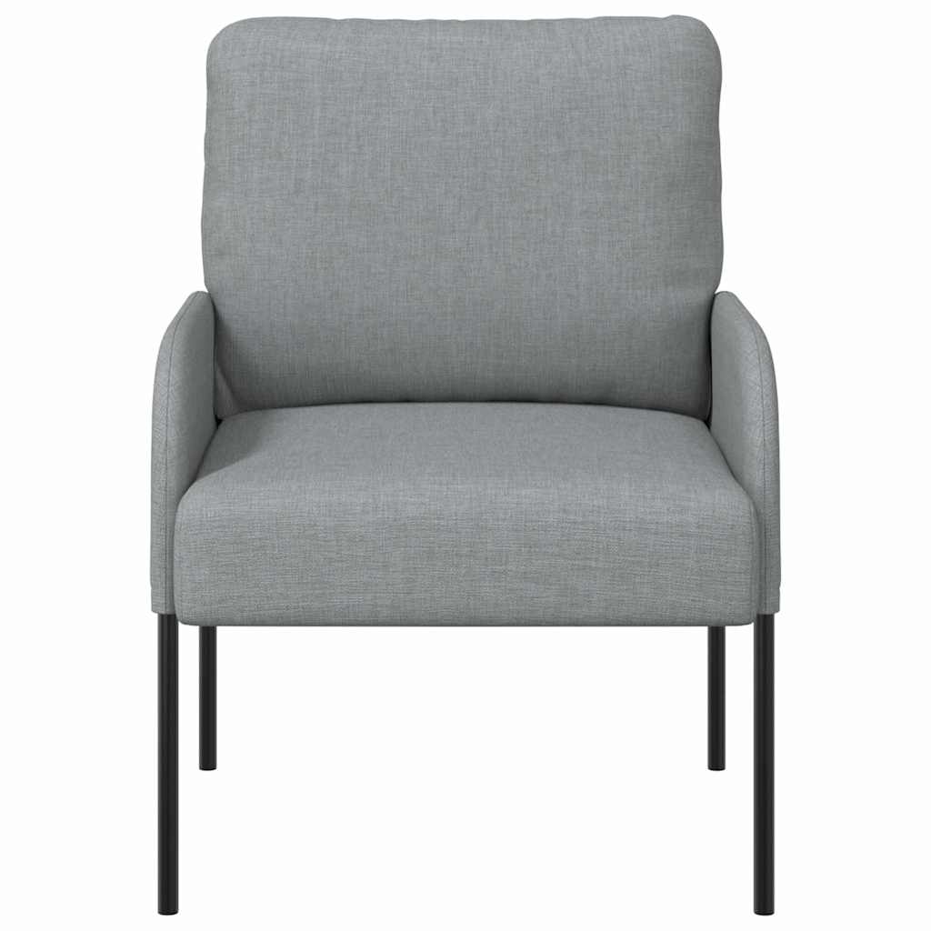 vidaXL Kanapy z poduszką 55cm Jasnoszary sklejka