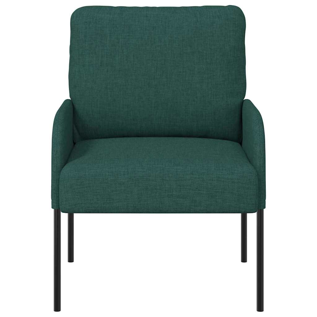 vidaXL Kanapy z poduszką 55cm Ciemna zieleń sklejka