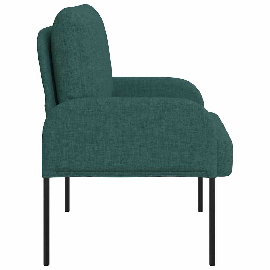 vidaXL Kanapy z poduszką 55cm Ciemna zieleń sklejka