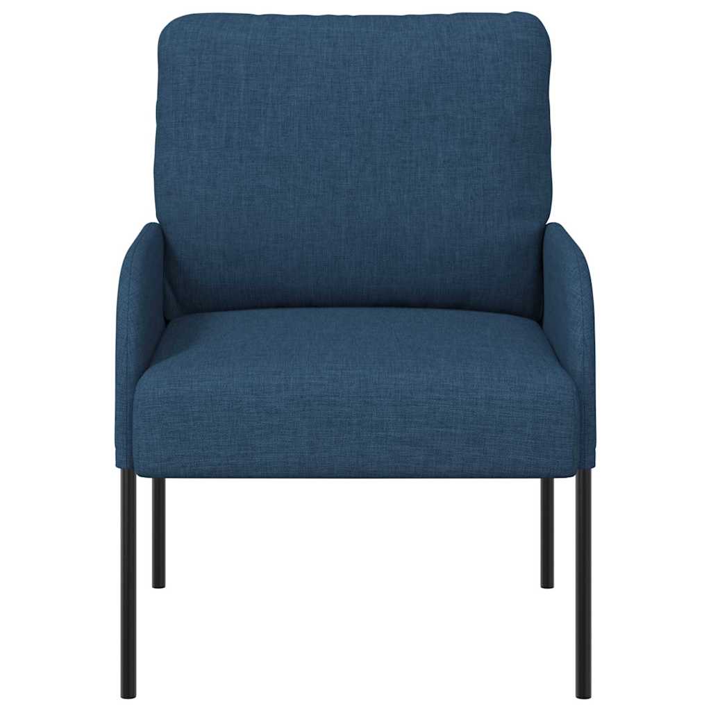 vidaXL Kanapy z poduszką 55cm Niebieski sklejka
