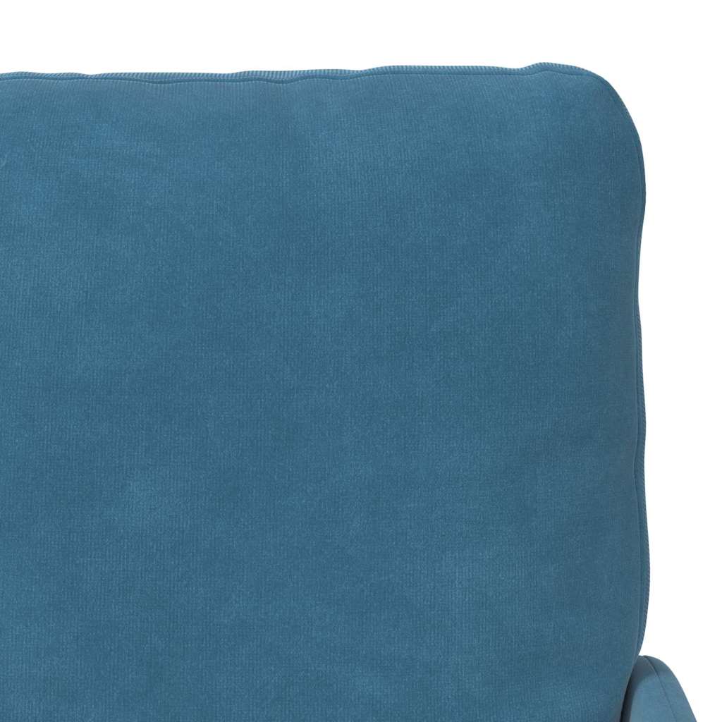 vidaXL Kanapy z poduszką 55cm Niebieski sklejka