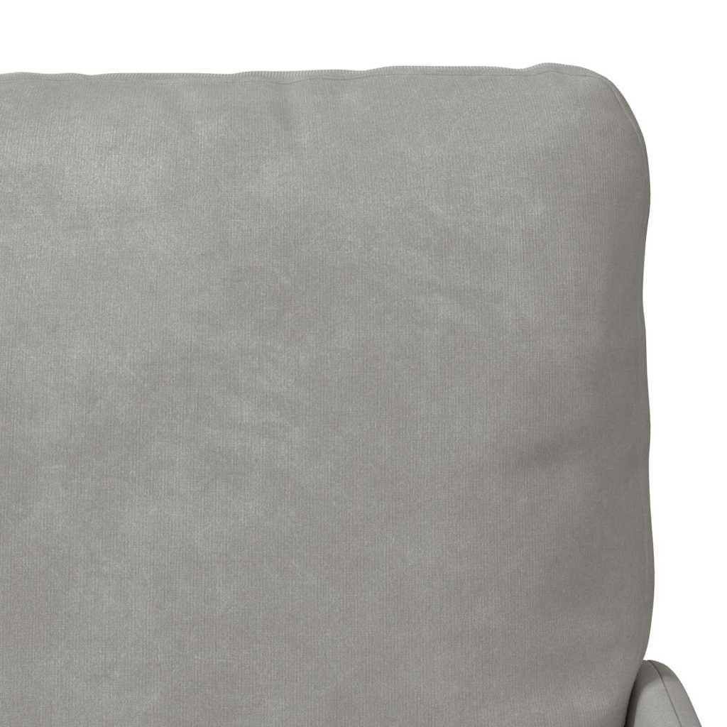 vidaXL Kanapy z poduszką 55cm Jasnoszary sklejka