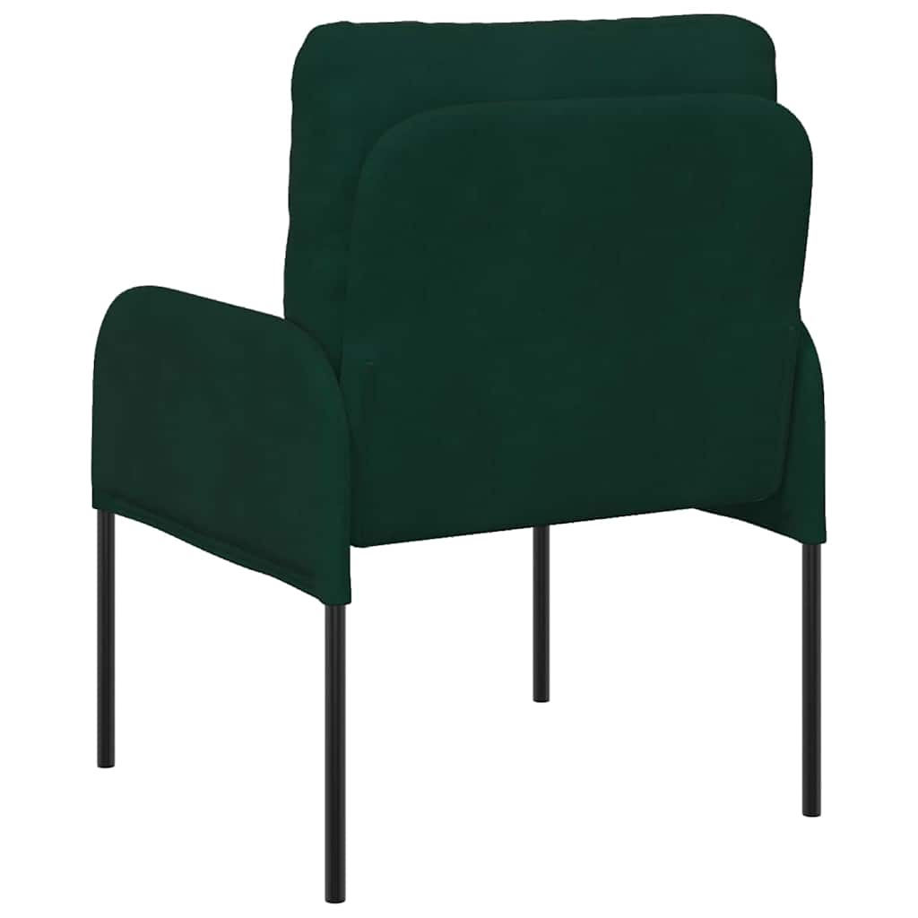 vidaXL Kanapy z poduszką 55cm Ciemna zieleń sklejka