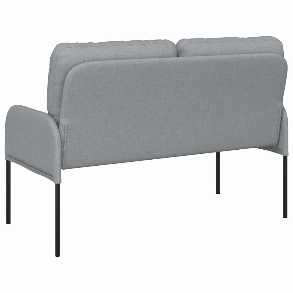 vidaXL Kanapy z poduszką 110cm Jasnoszary sklejka