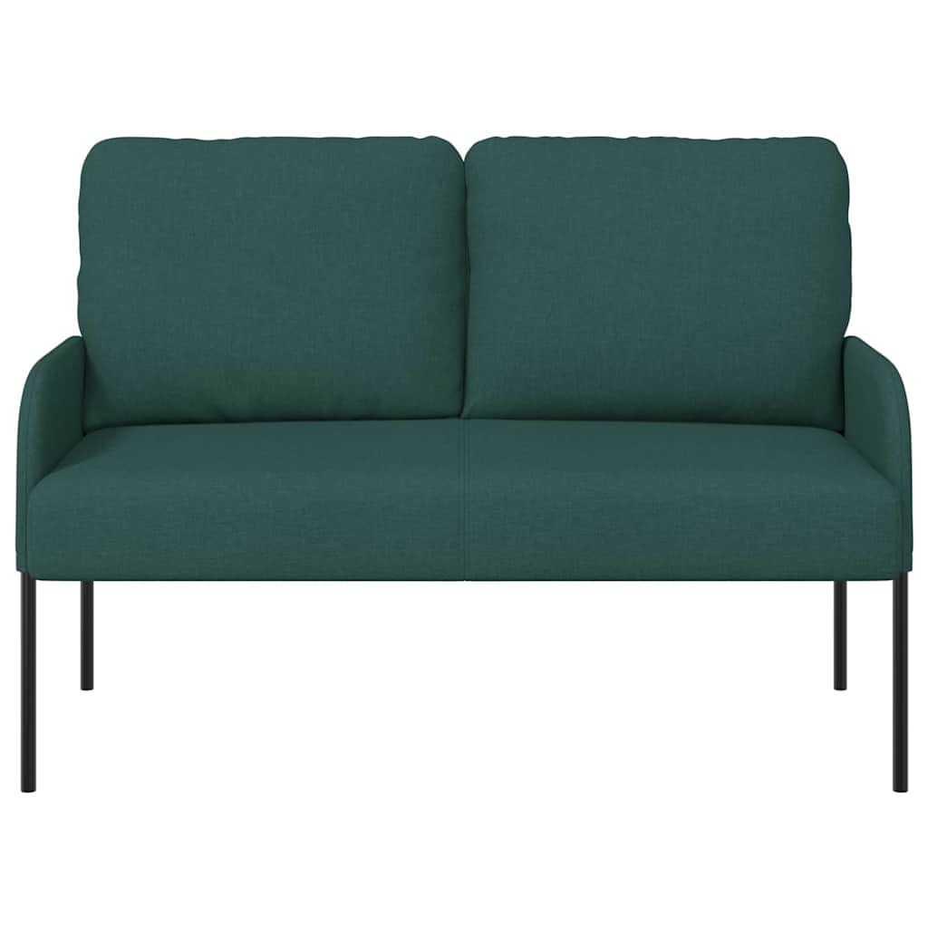 vidaXL Kanapy z poduszką 110cm Ciemna zieleń sklejka