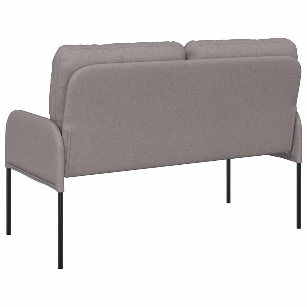 vidaXL Kanapy z poduszką 110cm Ciemnoszary sklejka