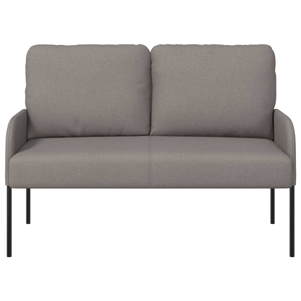 vidaXL Kanapy z poduszką 110cm Ciemnoszary sklejka