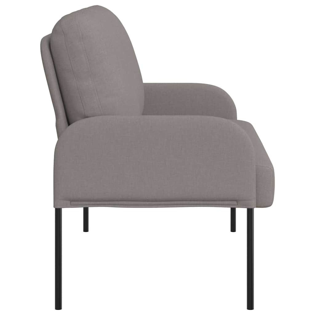 vidaXL Kanapy z poduszką 110cm Ciemnoszary sklejka
