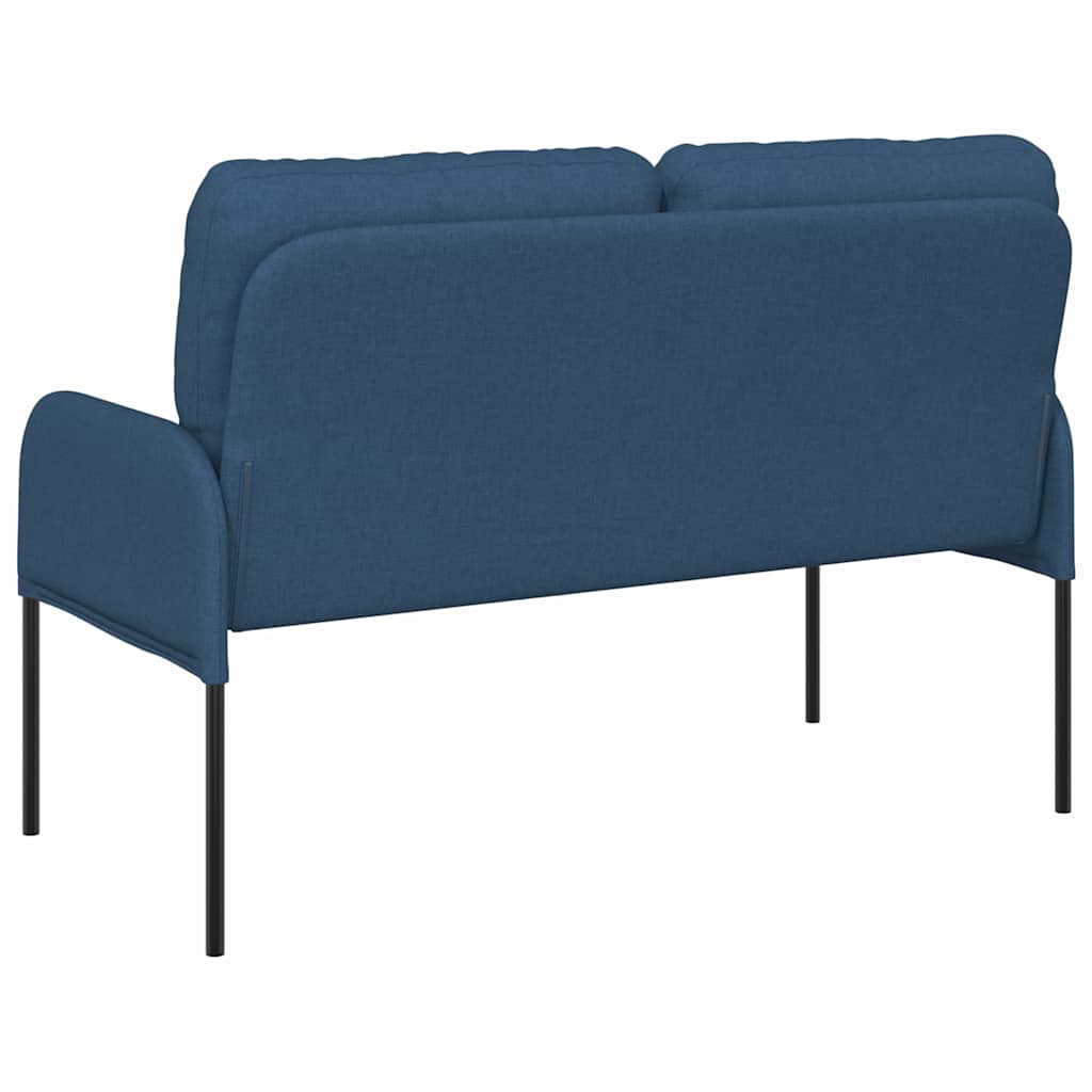 vidaXL Kanapy z poduszką 110cm Niebieski sklejka