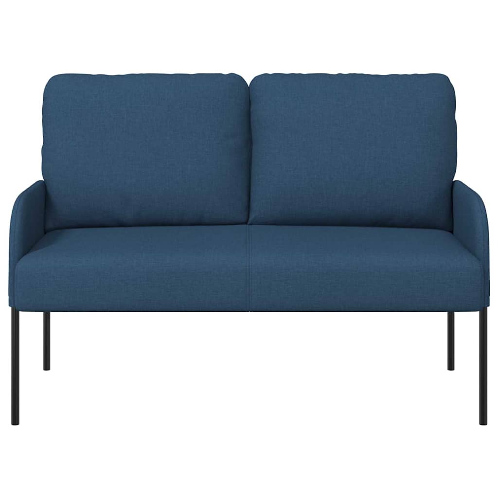 vidaXL Kanapy z poduszką 110cm Niebieski sklejka