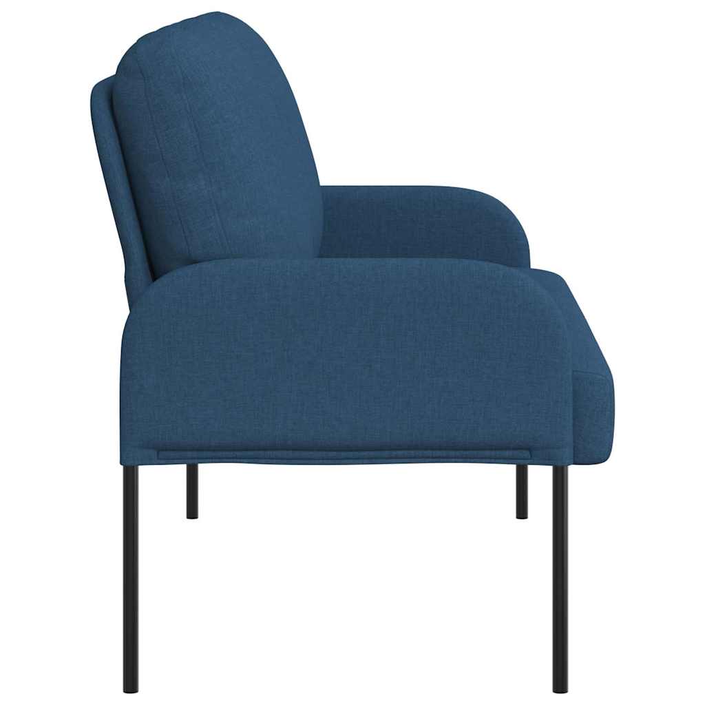 vidaXL Kanapy z poduszką 110cm Niebieski sklejka