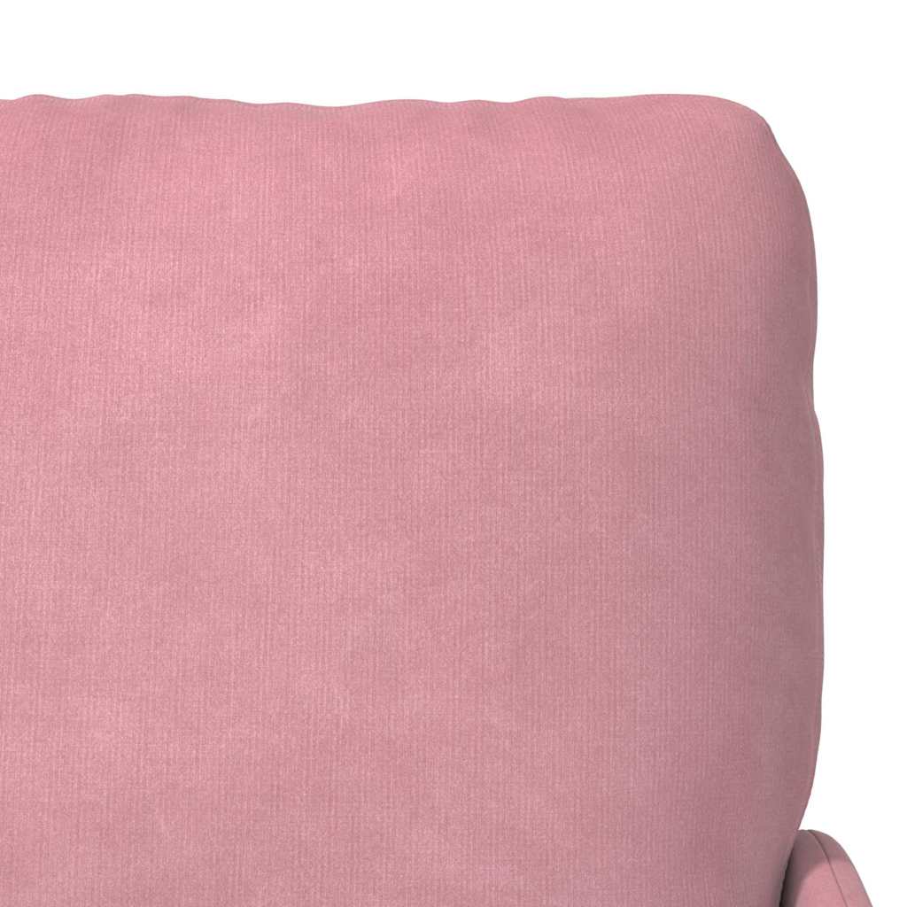 vidaXL Kanapy z poduszką 110cm Różowy sklejka