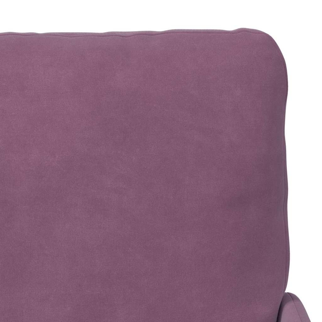 vidaXL Kanapy z poduszką 110cm Fioletowy sklejka