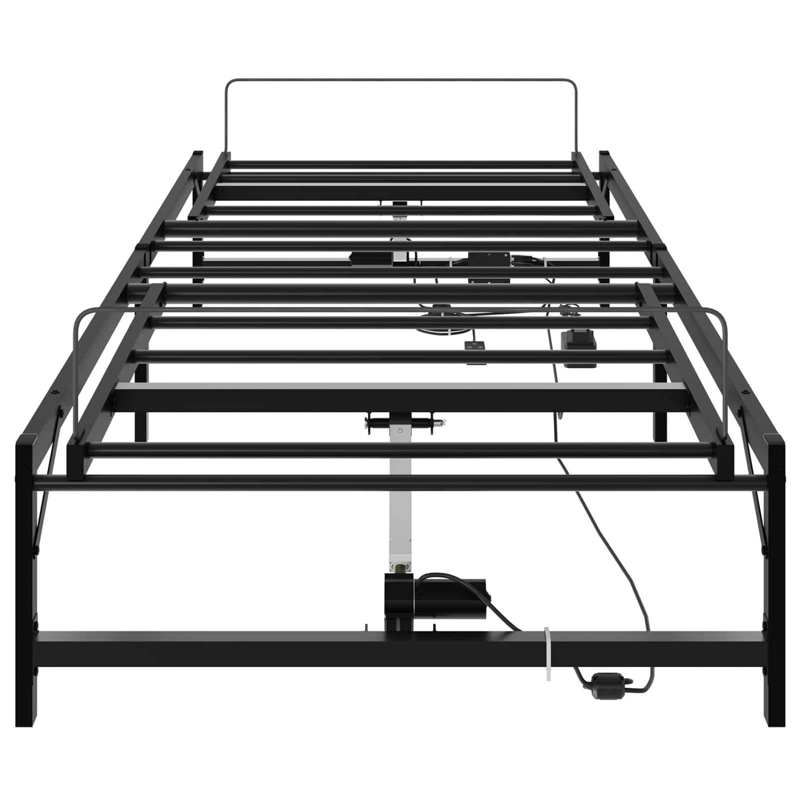 vidaXL Elektro Regulowany Stelaż Łóżka Czarny 80 x 200 cm Stal