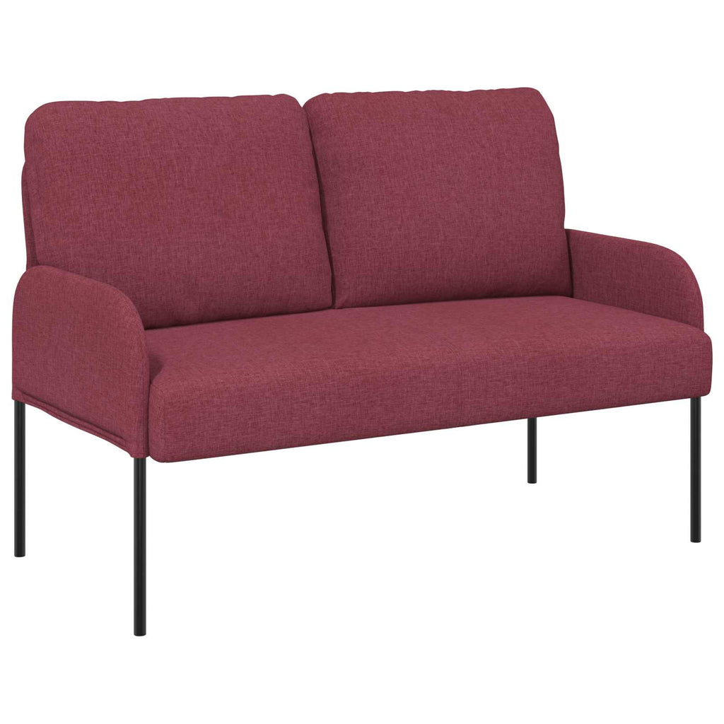 vidaXL Zestawy sof 3 pcs Czerwone wino 115 x 56 x 80 cm sklejka