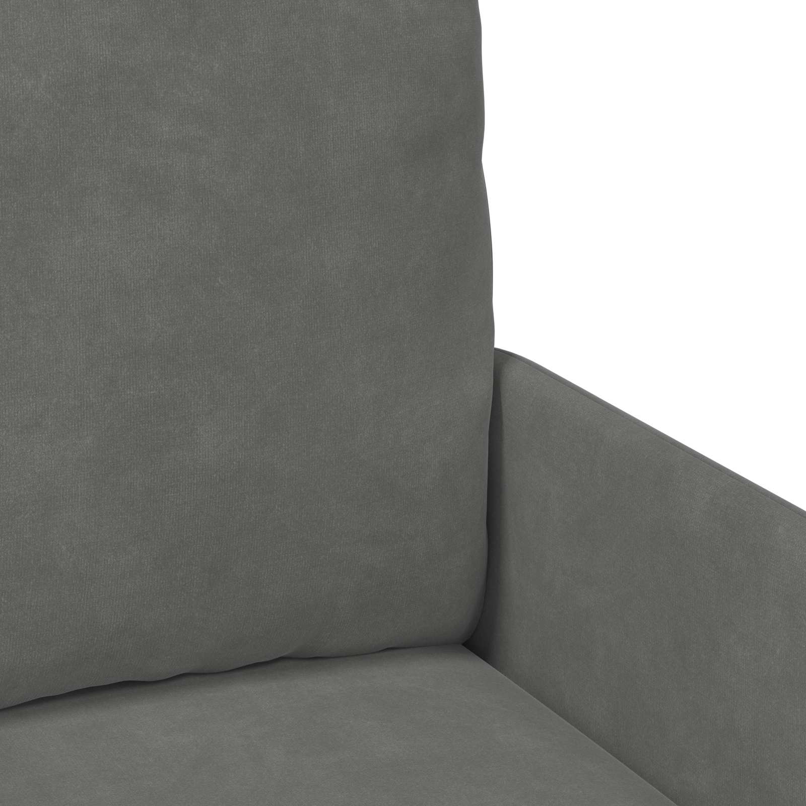 vidaXL Zestawy sof 3 pcs Ciemnoszary 115 x 56 x 80 cm sklejka