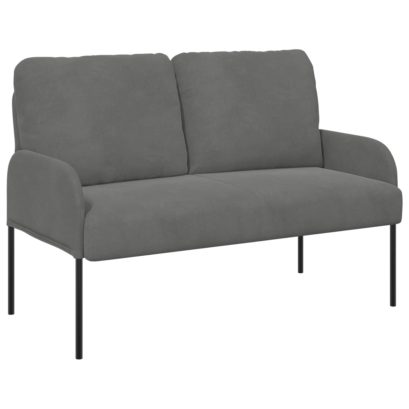 vidaXL Zestawy sof 3 pcs Ciemnoszary 115 x 56 x 80 cm sklejka