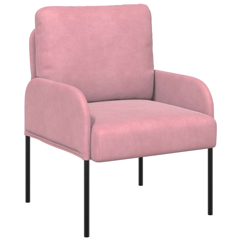 vidaXL Zestawy sof z poduszką 3 pcs Różowy 115 x 56 x 80 cm sklejka