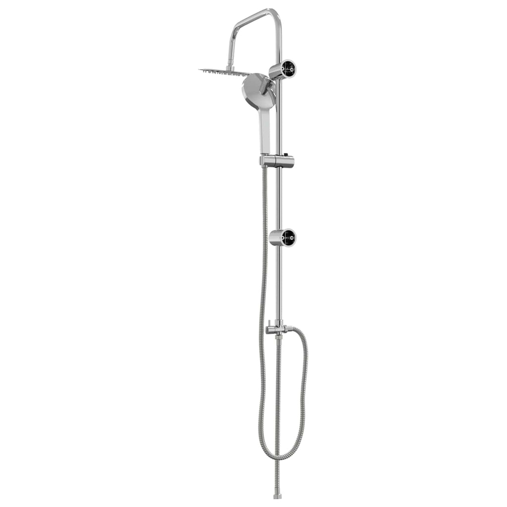 vidaXL System Prysznicowy Srebrny 47 x 20 x 95 cm Stal nierdzewna