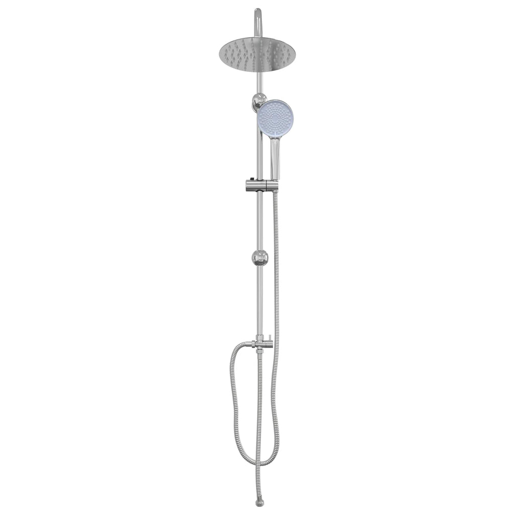 vidaXL System Prysznicowy Srebrny 47 x 20 x 95 cm Stal nierdzewna