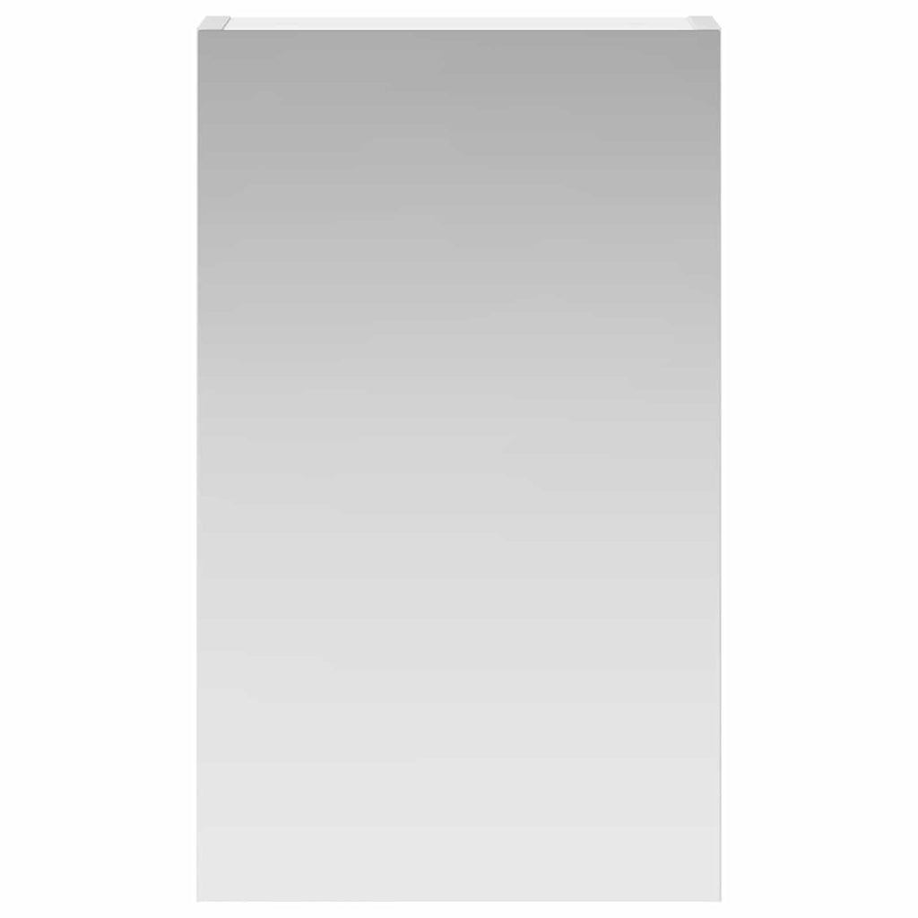 vidaXL Szafka z lustrem do łazienki z półką Biały 30 x 10,5 x 50 cm