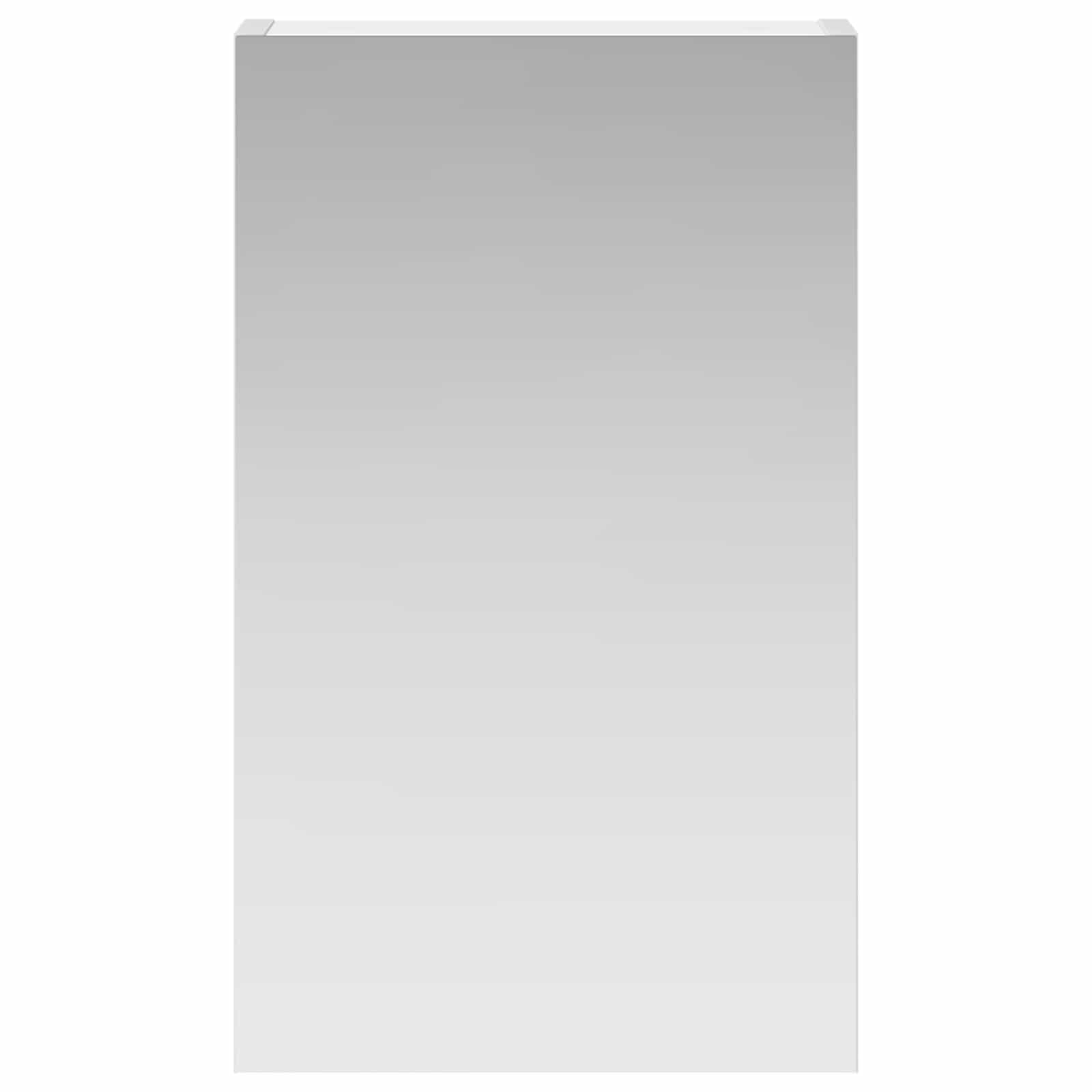 vidaXL Szafka z lustrem do łazienki z półką Biały 30 x 10,5 x 50 cm