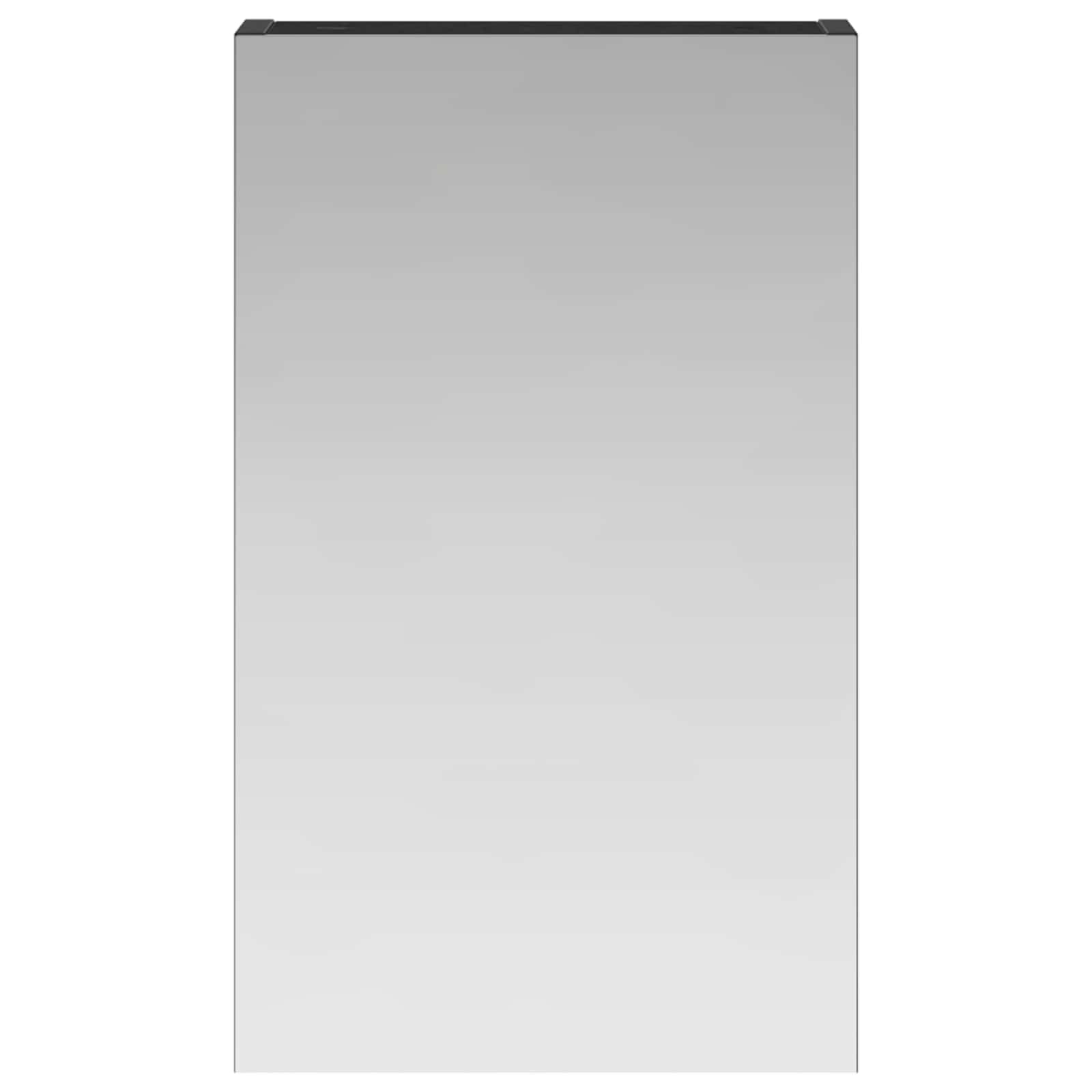 vidaXL Szafka z lustrem do łazienki Czarny Dąb 30 x 10,5 x 50 cm