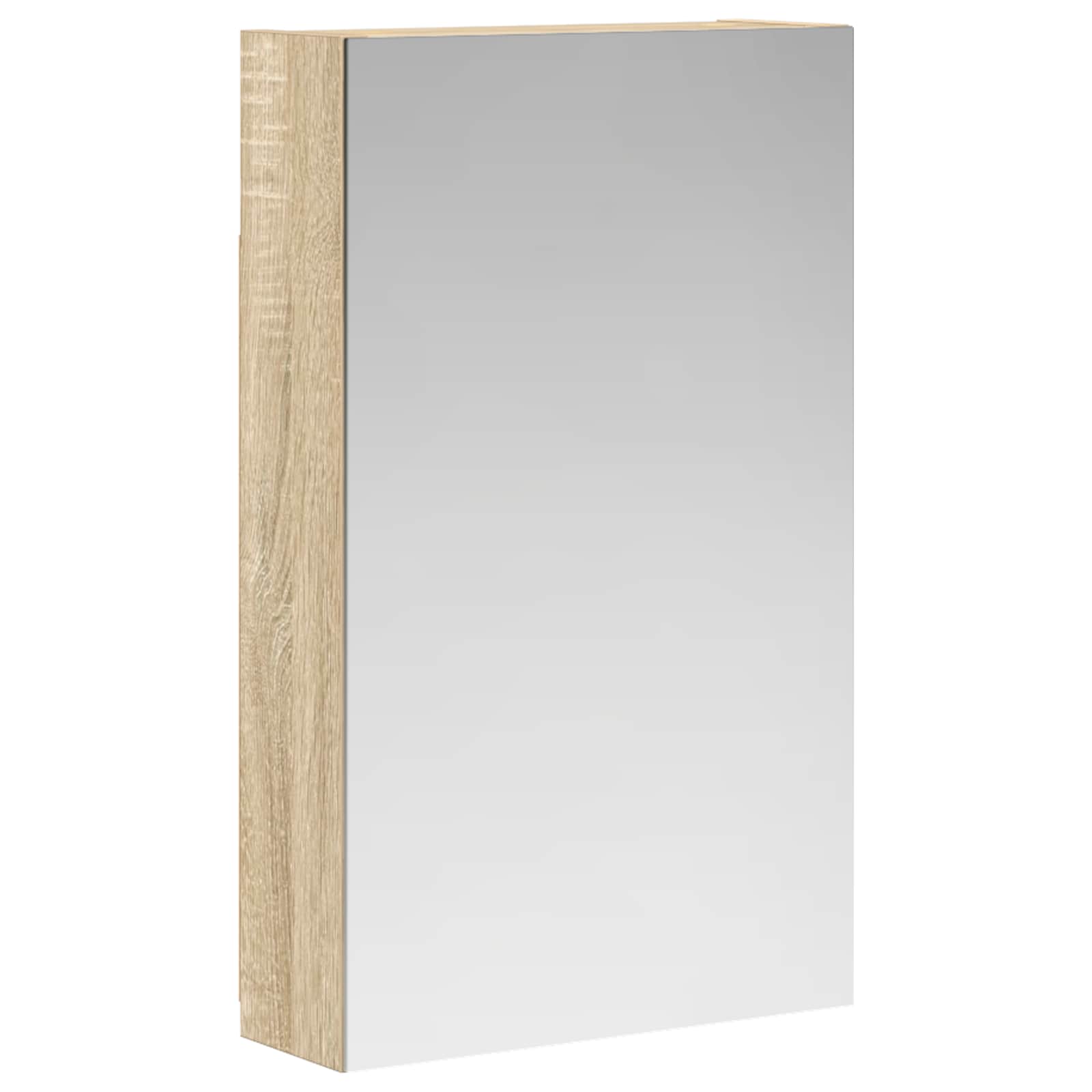 vidaXL Szafka z lustrem do łazienki Dąb Sonoma 30 x 10,5 x 50 cm