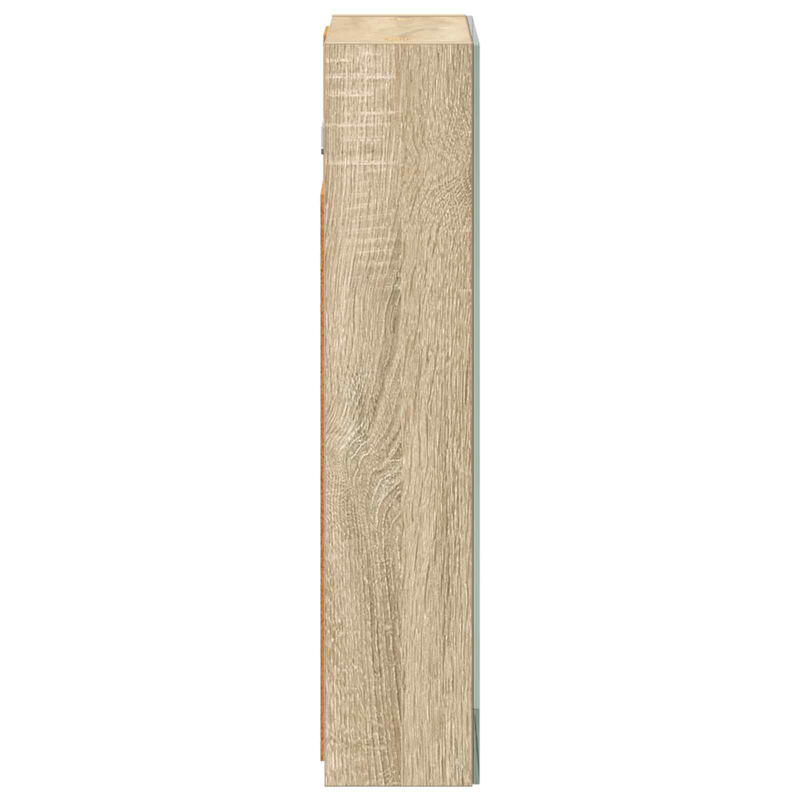 vidaXL Szafka z lustrem do łazienki Dąb Sonoma 30 x 10,5 x 50 cm