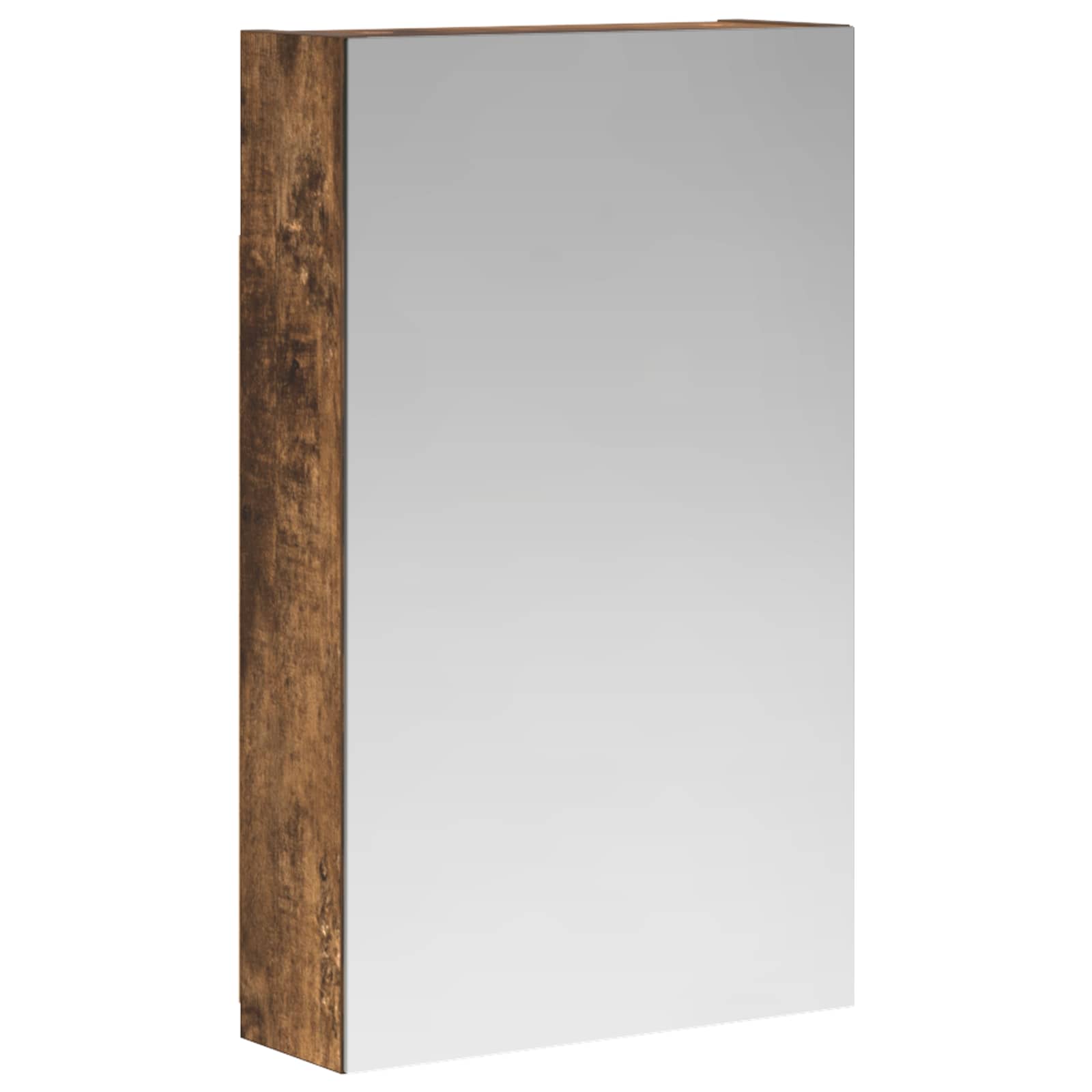 vidaXL Szafka z lustrem do łazienki Dąb wędzony 30 x 10,5 x 50 cm